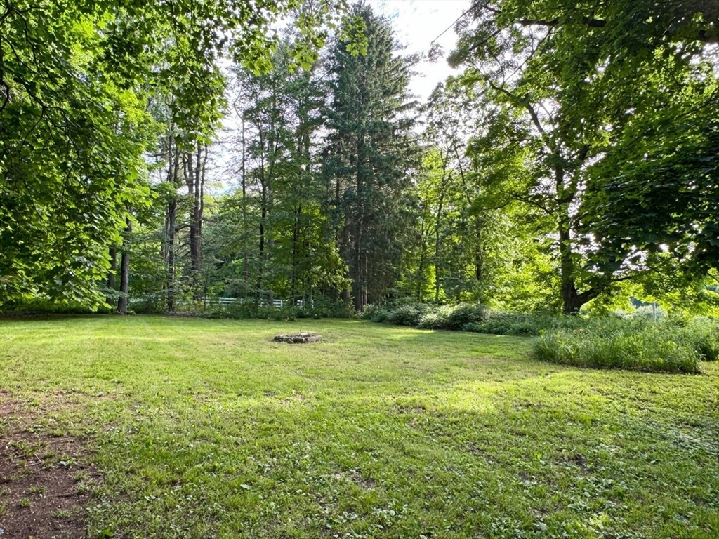 89 Wanamaker Road Northfield, MA 01360 - Photo 40 of 42 a view of a big yard with an trees