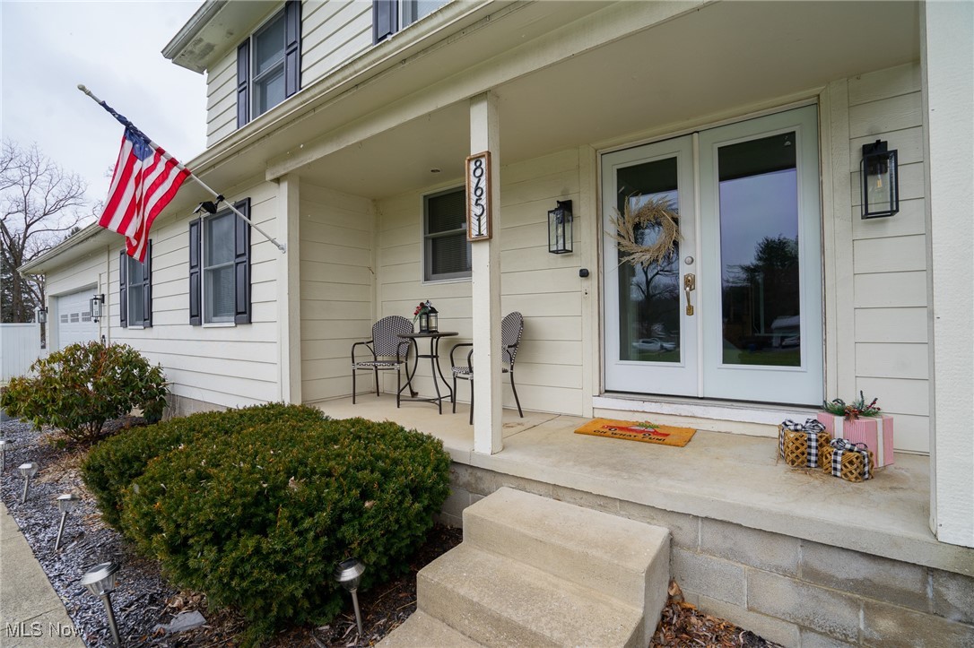 8651 King Graves Road Northeast Warren, OH 44484 - Photo 15 of 24 Entrance to property featuring covered porch