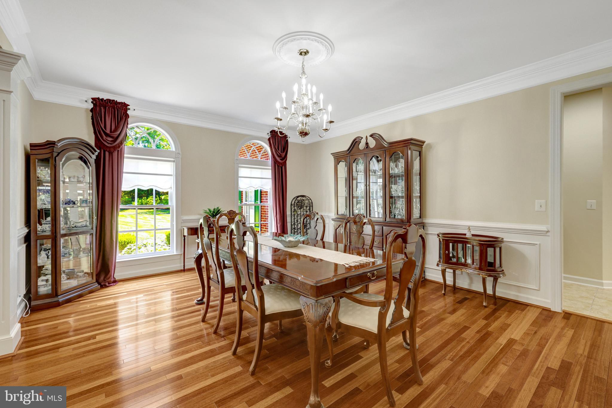 13650 Independence Ridge Nokesville, VA 20181 - Photo 13 of 98 Formal Dining Room with Brazilian Cherry Hardwood