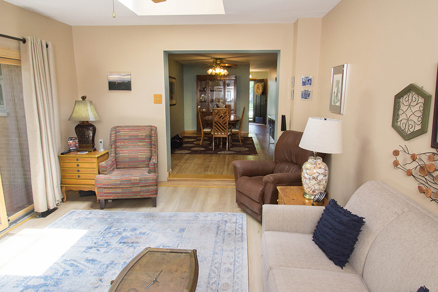 1208 Hillview Road Homewood, IL 60430 - Photo 8 of 32 a living room with furniture and a fireplace