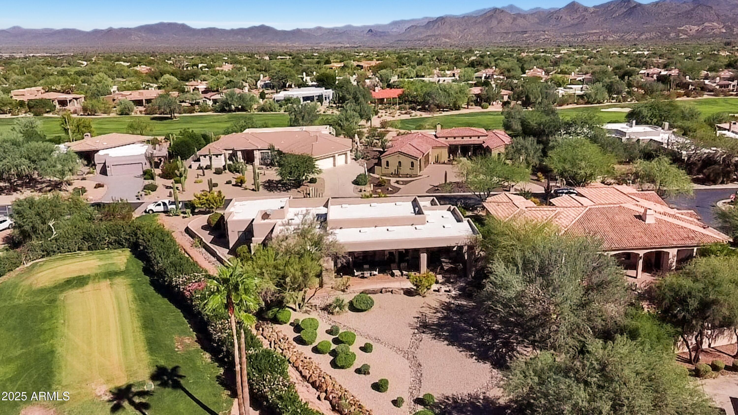 18525 East Picacho Road Rio Verde, AZ 85263 - Photo 27 of 31 027_Aerial Back - Lot Shape