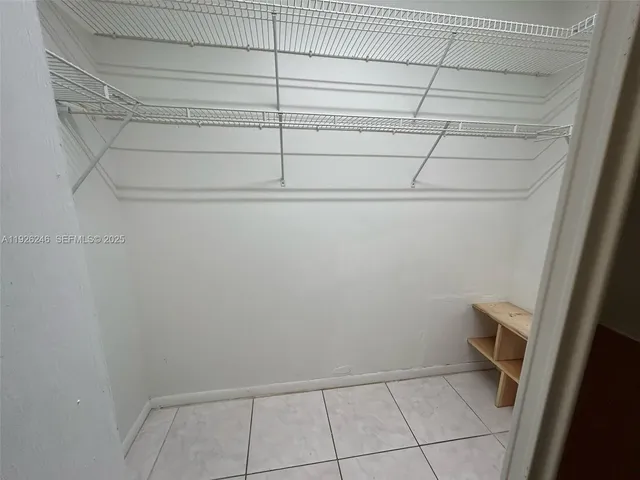 a view of a closet