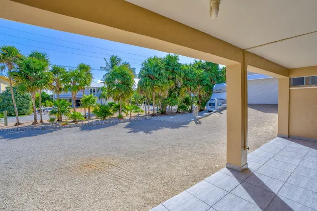 a car park in a room