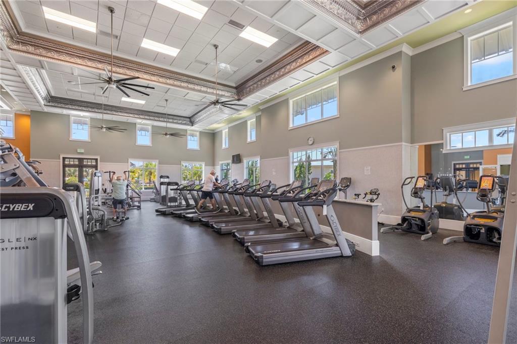6359 Antigua Way Naples, FL 34113 - Photo 42 of 48 a view of a room with gym equipment
