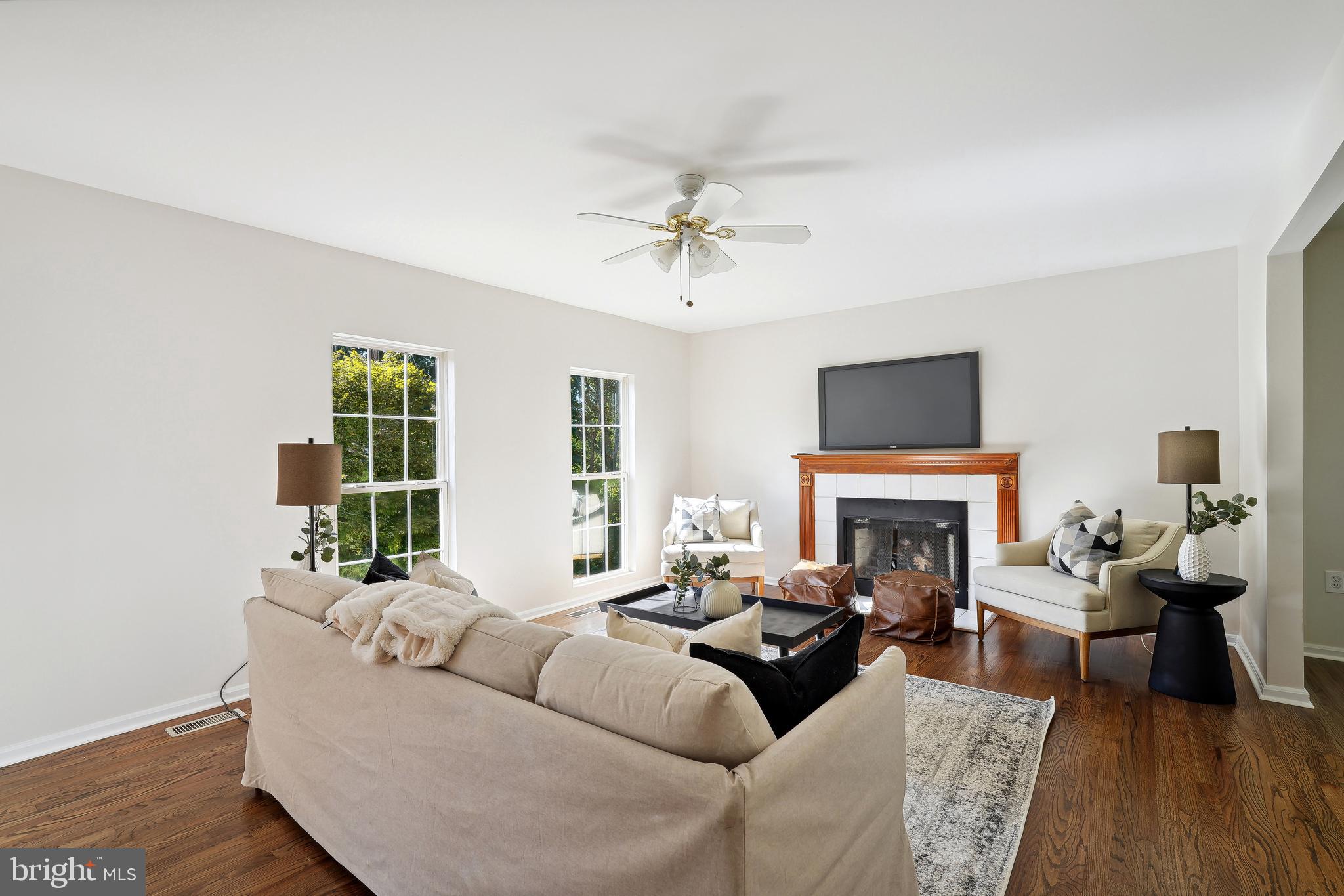 12406 Denley Road Silver Spring, MD 20906 - Photo 2 of 22 Liiving Room with Gas Fireplace