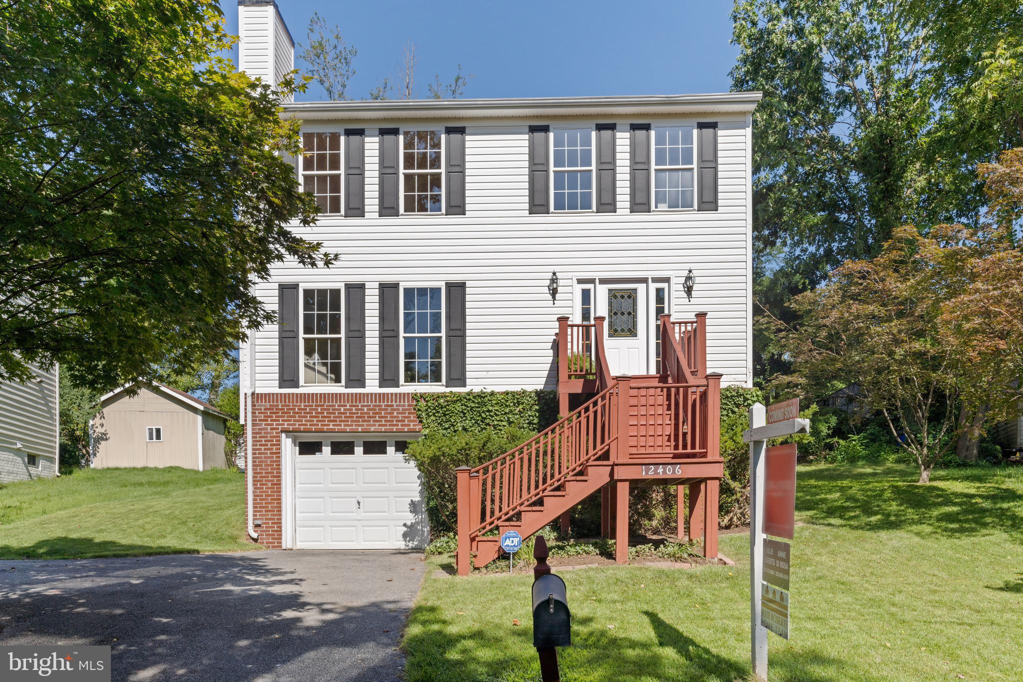 12406 Denley Road Silver Spring, MD 20906 - Photo 22 of 22 Front of House with Garage