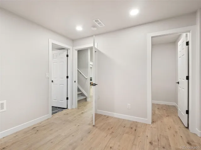 a view of city from roof deck