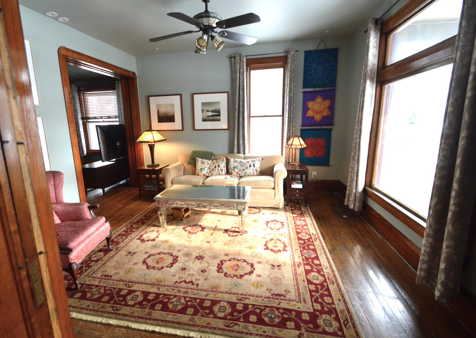 2626 Union Street Blue Island, IL 60406 - Photo 8 of 32 a living room with furniture and a fireplace