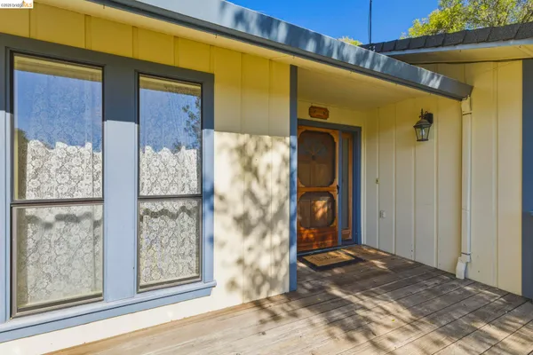 a view of front door
