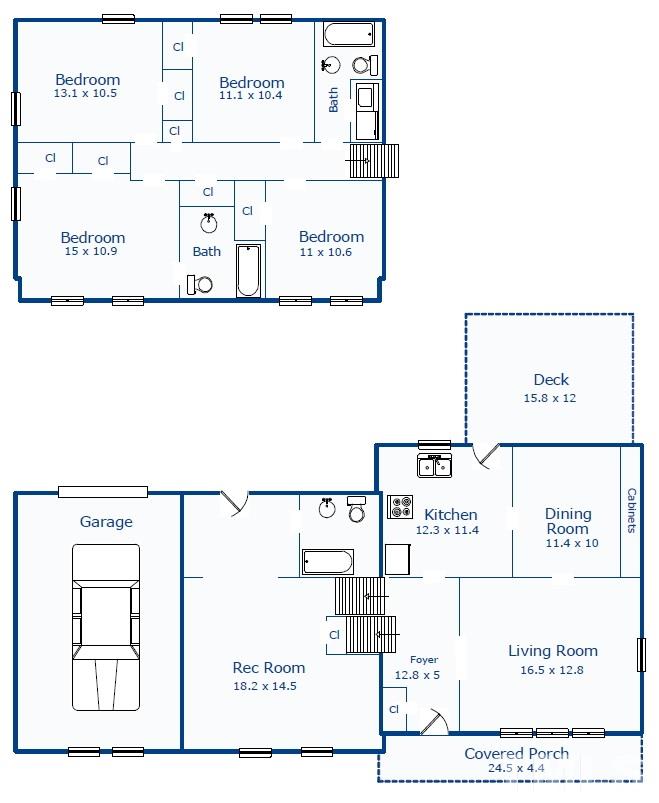 5201 Knollwood Road Raleigh, NC 27609 - Photo 25 of 25 Floor Plan of the home.