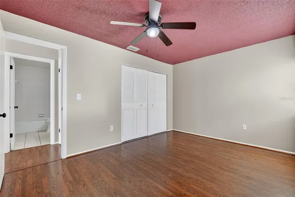wooden floor in an empty room