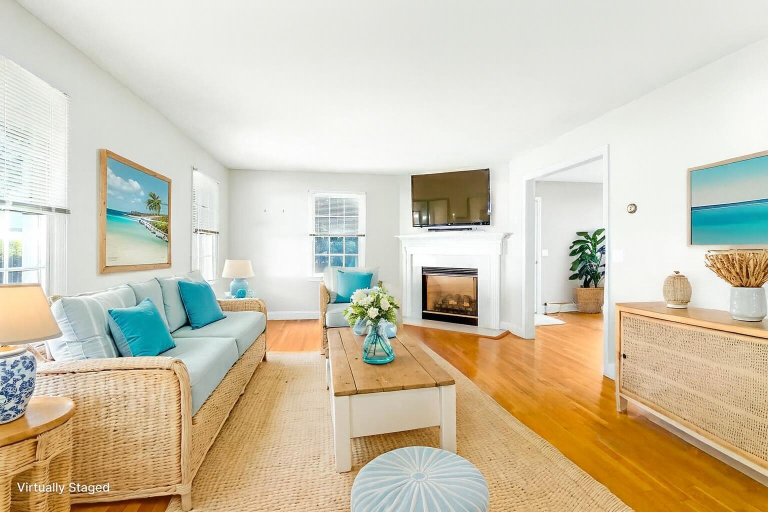 49 Rivers End Road East Falmouth, MA 02536 - Photo 4 of 35 Virtually Staged Living Room