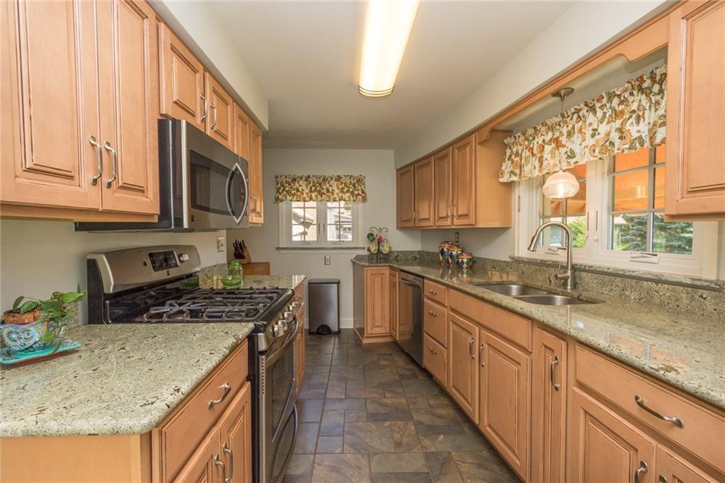 106 Darlington Road Beaver Falls, PA 15010 - Photo 7 of 23 View from the rear deck/French doors. What is not to love about this kitchen?