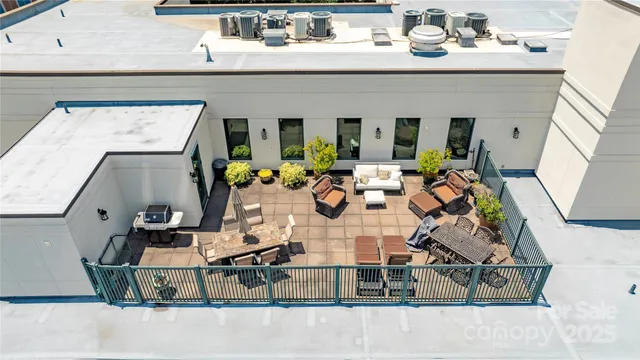 a view of a city with tall buildings