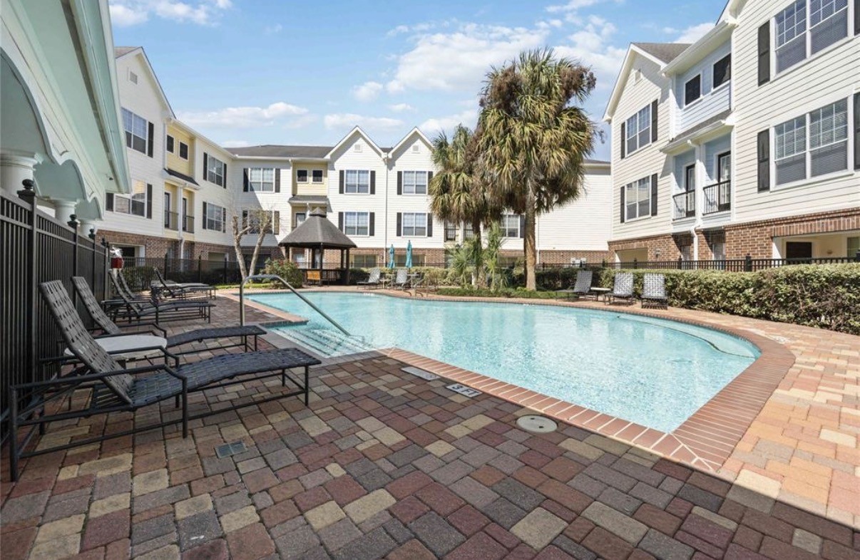 9200 Westheimer Road, Unit 304 Houston, TX 77063 - Photo 24 of 24 a view of pool with outdoor seating