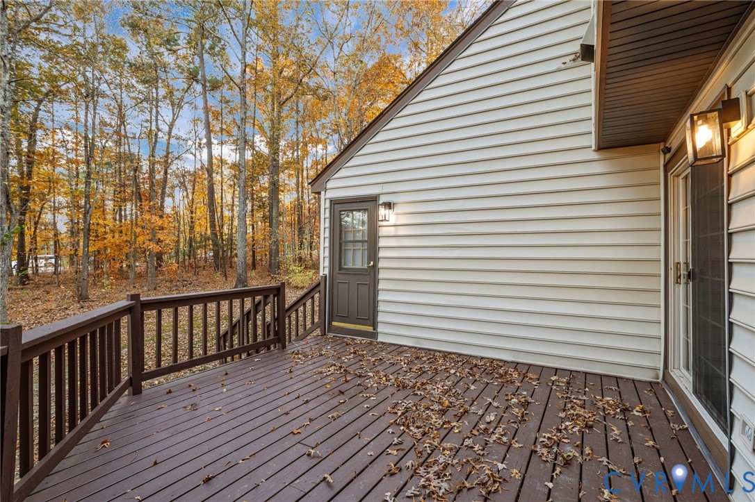 12601 Cottage Mill Road Midlothian, VA 23114 - Photo 11 of 50 a view of a wooden deck