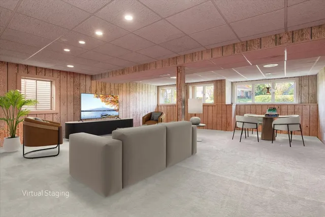 a view of balcony with furniture and wooden deck