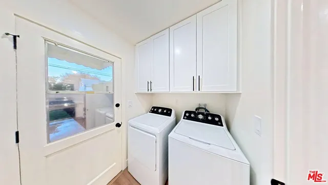 a room with storage and utility