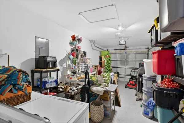 a view of storage and utility room