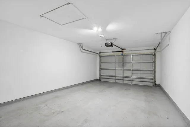 a view of a room with storage and utility room