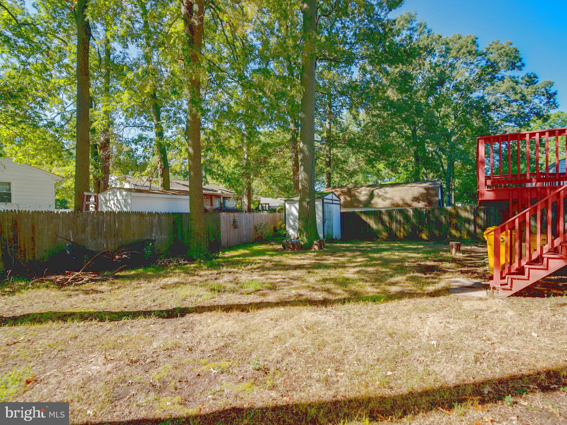 1919 Potomac Road Edgewater, MD 21037 - Photo 18 of 25 Large Rear Yard with Shed