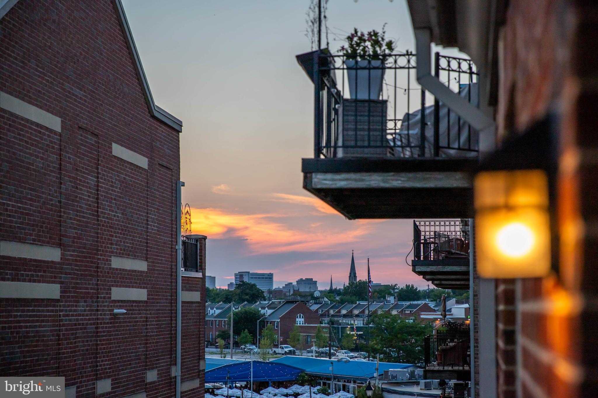 2325 Boston Street, Unit 2 Baltimore, MD 21224 - Photo 41 of 48 a view of a balcony with a street