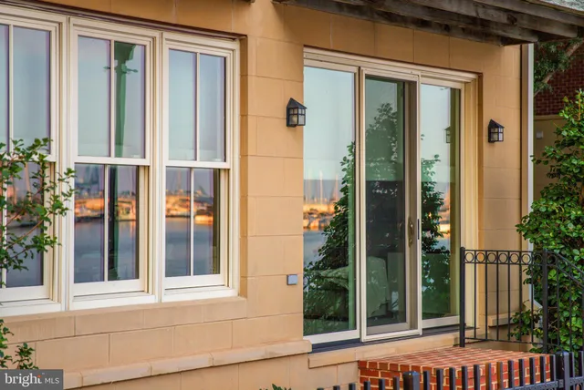 a view of a city with tall buildings