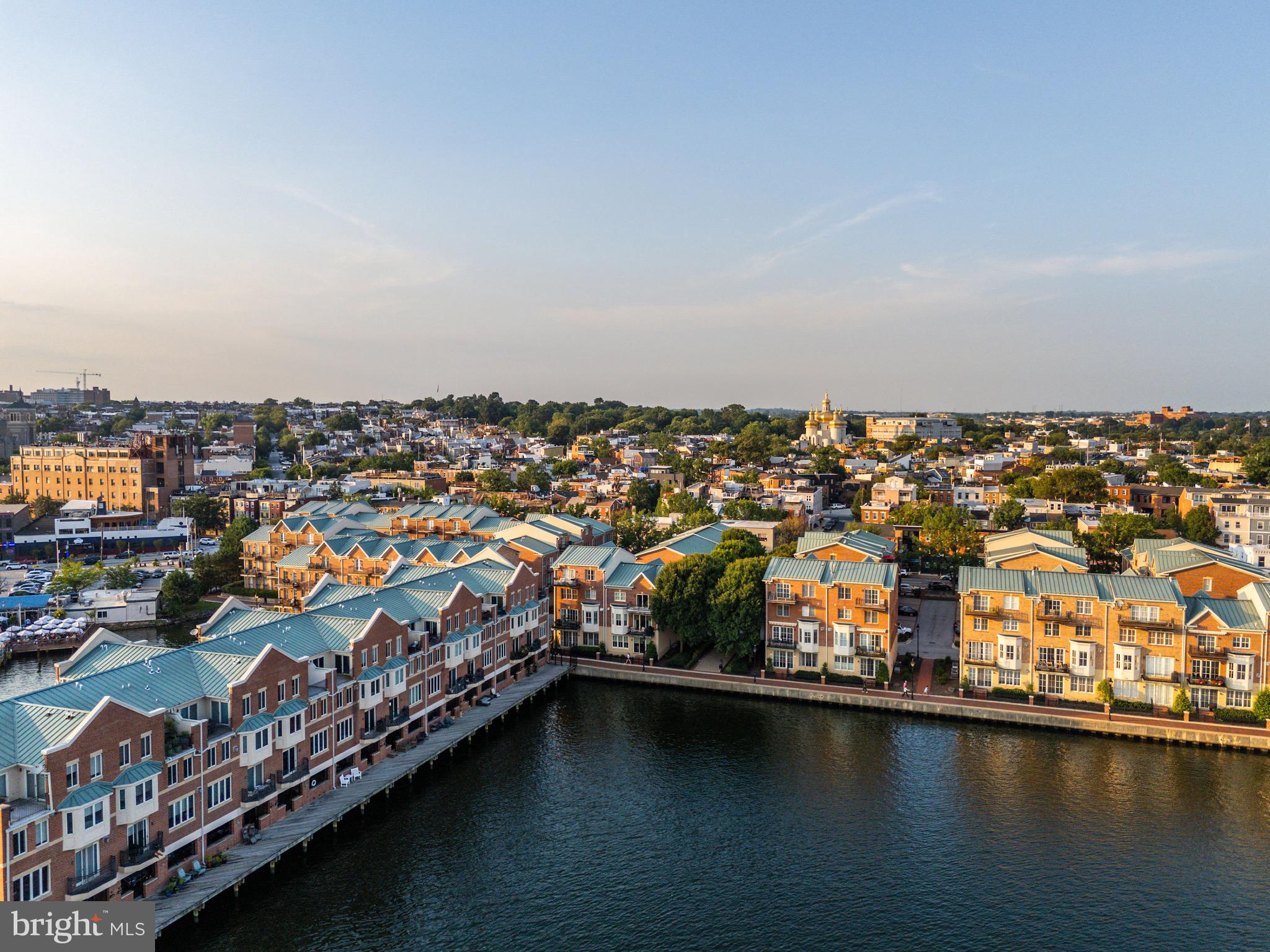 2325 Boston Street, Unit 2 Baltimore, MD 21224 - Photo 48 of 48 an aerial view of residential building with outdoor space lake view and boat