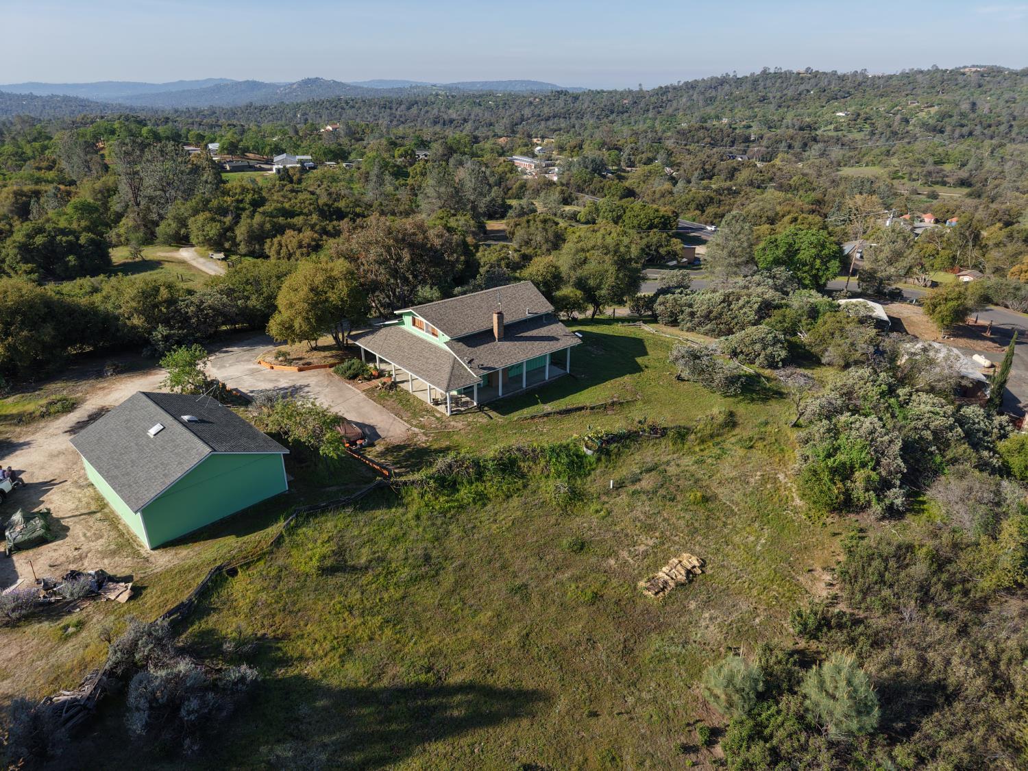 34107 Memory Lane Coarsegold, CA 93614 - Photo 38 of 46 an aerial view of residential house with outdoor space