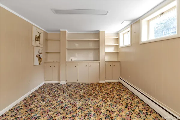 a room with a natural light