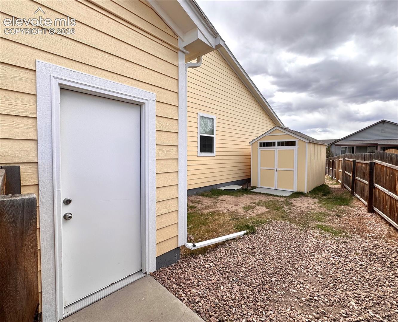 9362 St.George Road Falcon, CO 80831 - Photo 44 of 44 Shed on Cement Pad