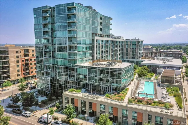 a front view of a building