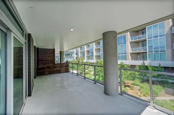 a view of porch with seating space