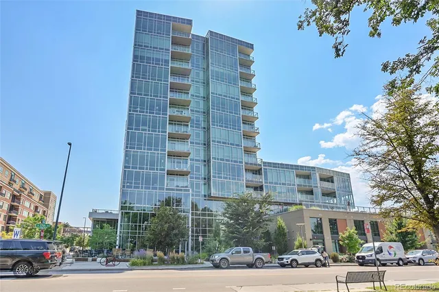 a front view of a building