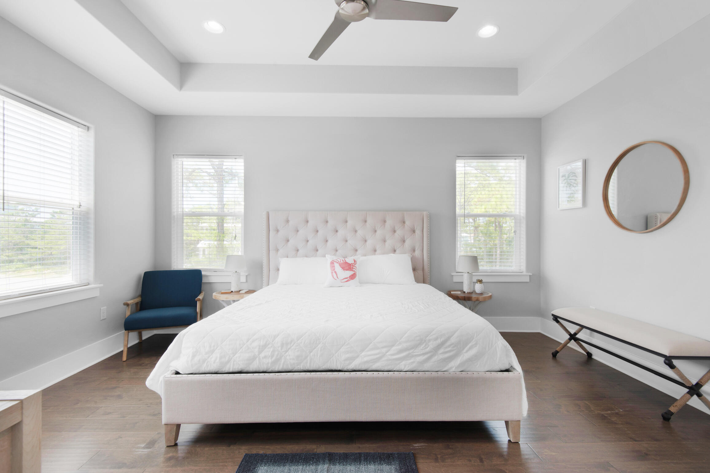 23 Mobile Street Miramar Beach, FL 32550 - Photo 19 of 49 a bedroom with a bed lamp and window