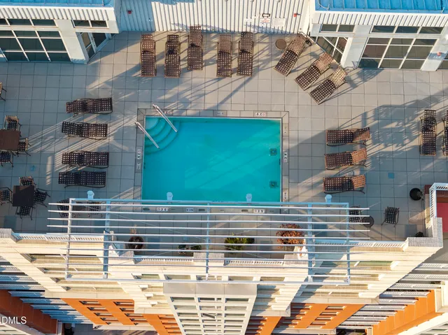 an aerial view of city