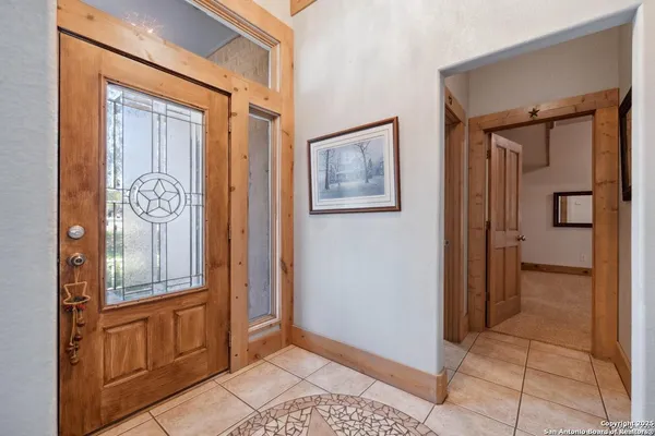 a view of an entryway door