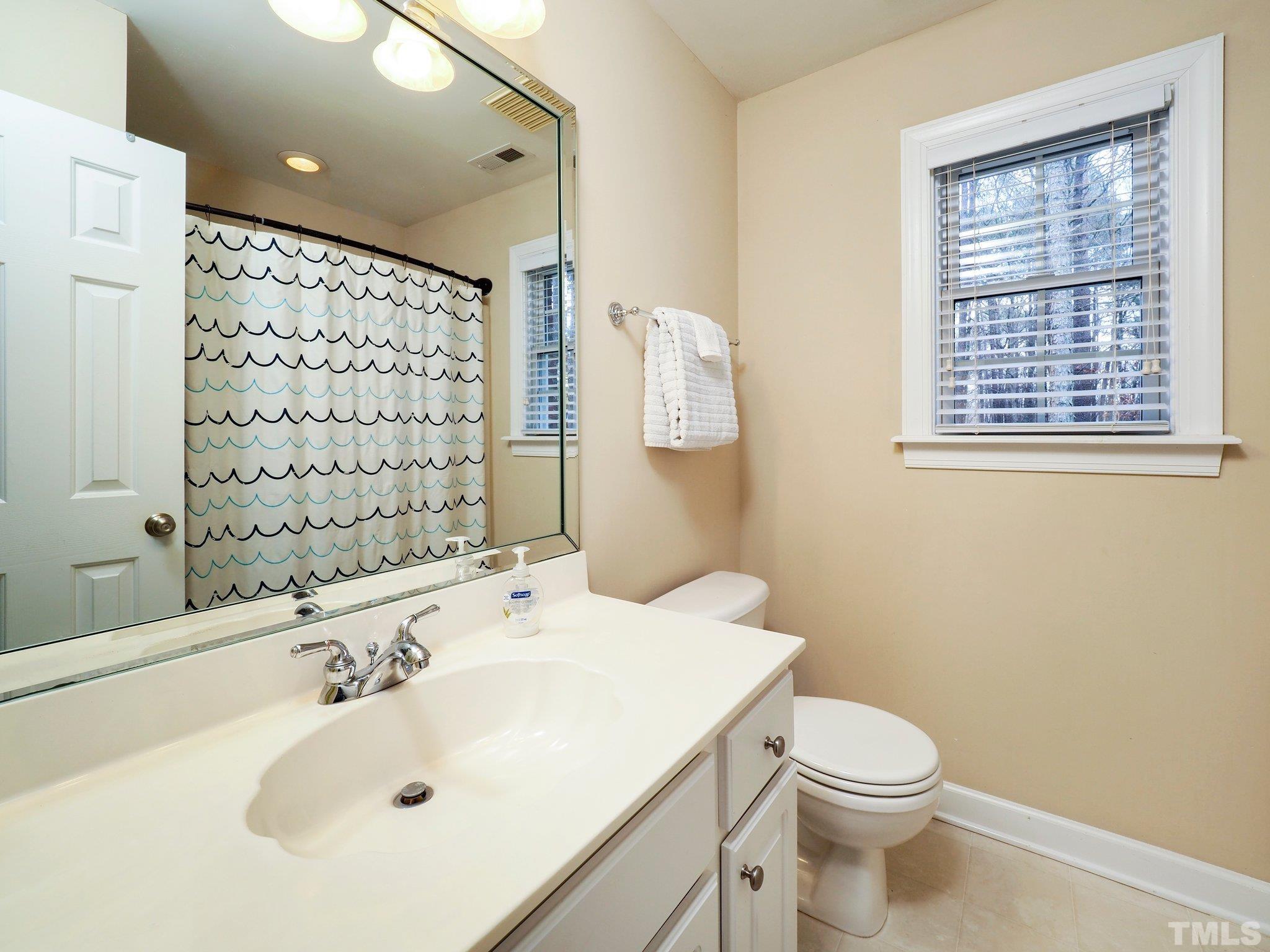 4412 Black Lion Way Raleigh, NC 27610 - Photo 24 of 32 a bathroom with a sink toilet and shower