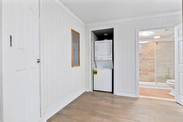 wooden floor in an empty room