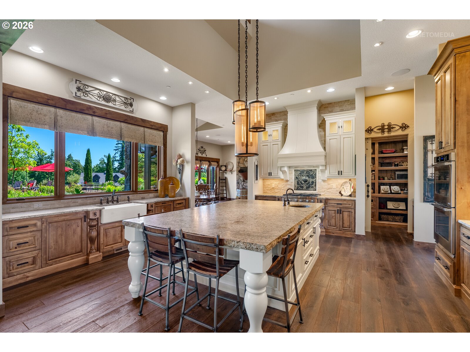30460 Northeast Bell Road Newberg, OR 97132 - Photo 10 of 48 a dining area with furniture and a large window