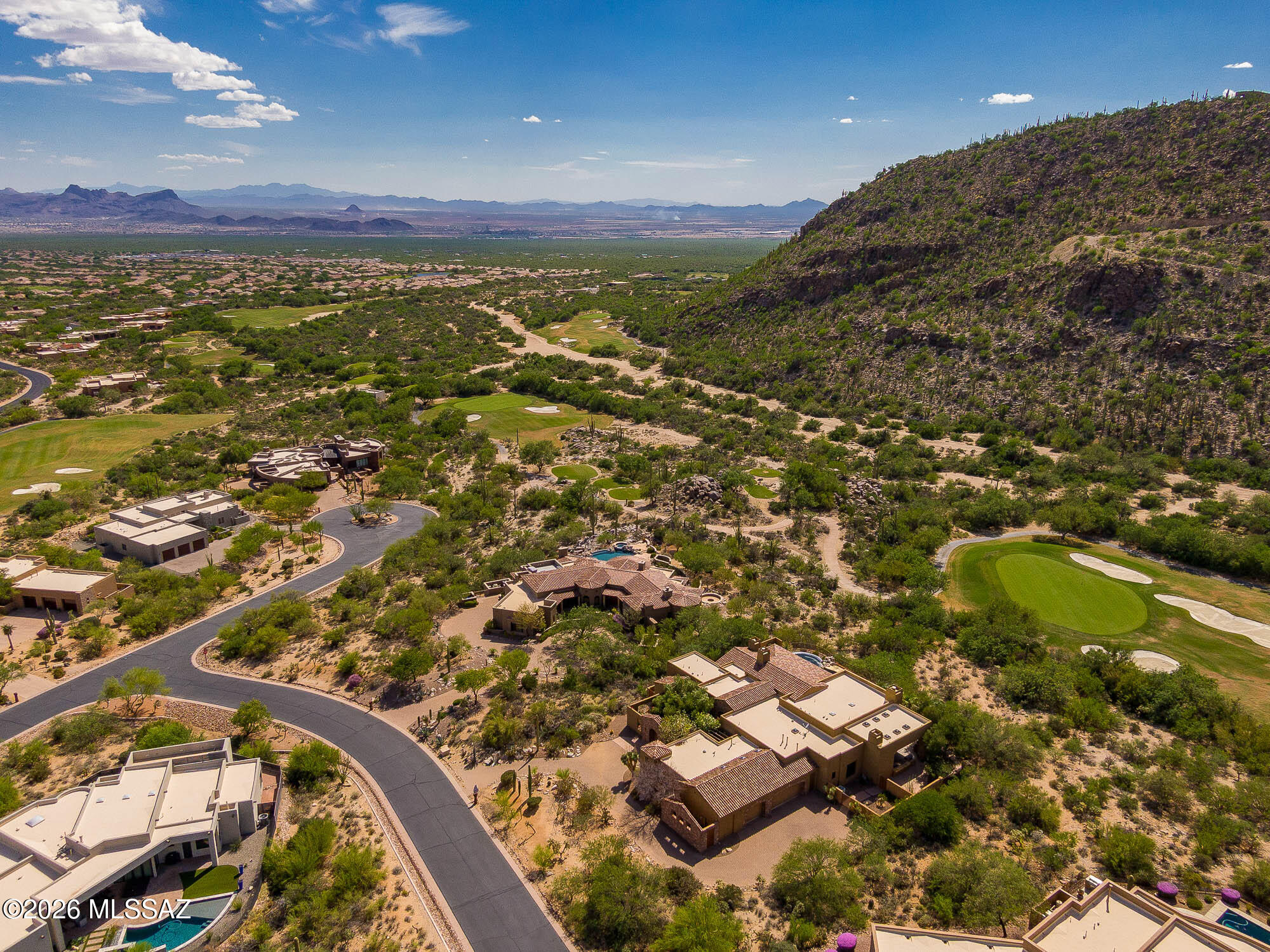 14225 North Rocking Ridge Court Marana, AZ 85658 - Photo 50 of 51 Overhead of small secluded neighborhood