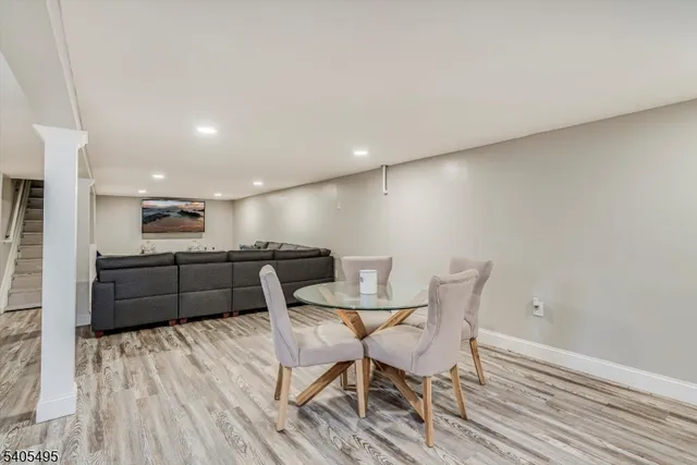 a outdoor space with patio furniture