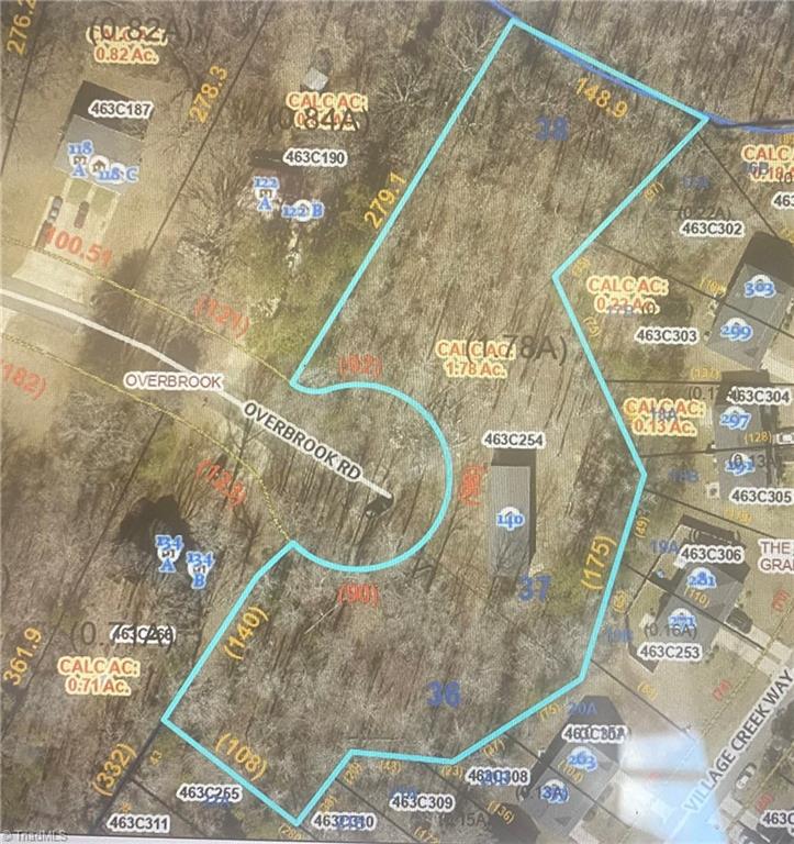 140 Overbrook Road Salisbury, NC 28147 - Photo 22 of 27 Aerial Photo of Acreage