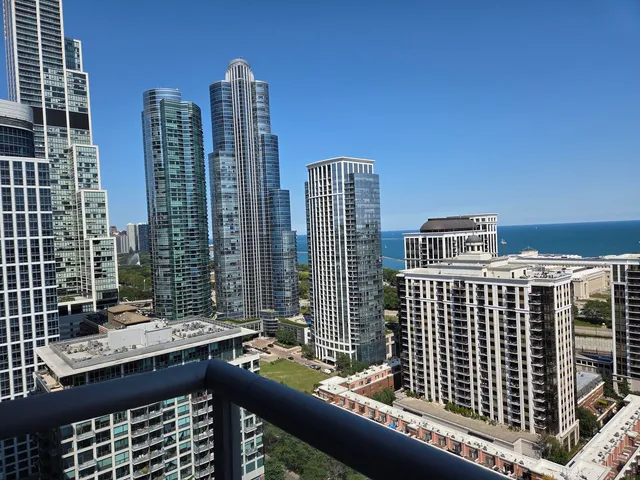 a view of balcony with city view