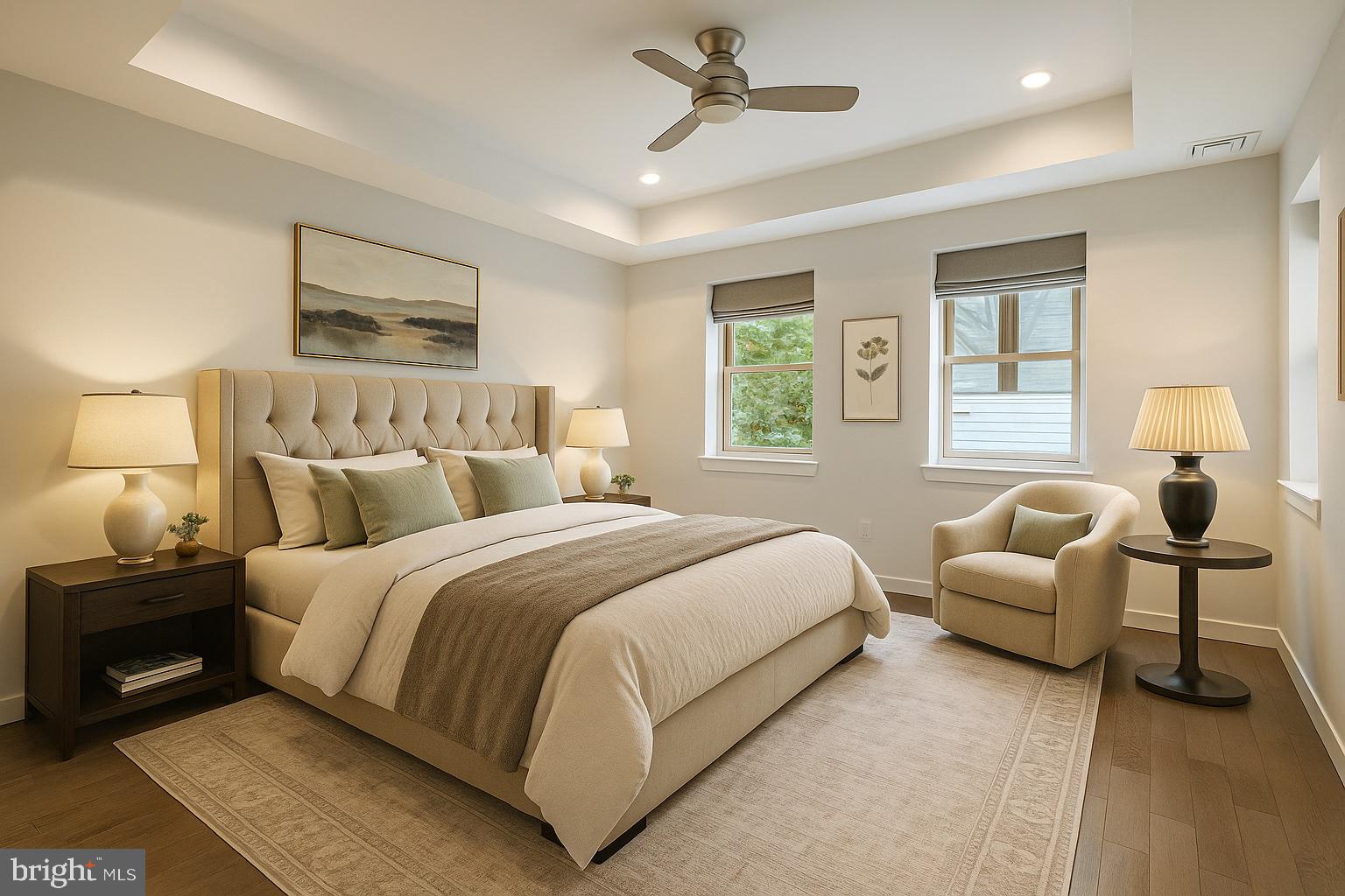 1734 Wylie Street, Unit B Philadelphia, PA 19130 - Photo 23 of 36 2nd fl back bedroom virtually staged