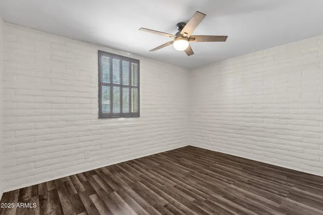 wooden floor in an empty room