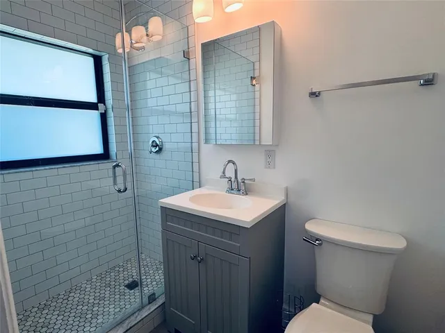 a front view of a building