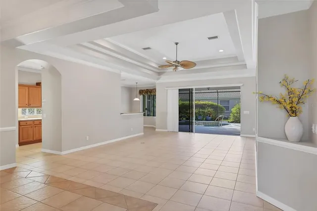 a view of livingroom with furniture and floor to ceiling window