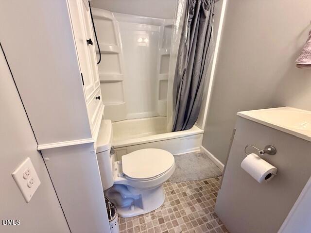 132 Buffalo Road Clarksville, VA 23927 - Photo 18 of 56 a bathroom with a sink a toilet and shower