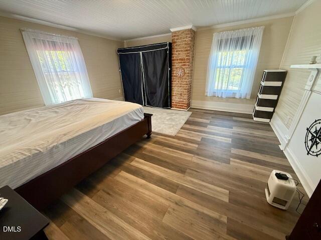 132 Buffalo Road Clarksville, VA 23927 - Photo 21 of 56 a spacious bedroom with a bed and a large window
